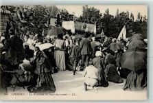 65100 Lourdes - Prozession Kirche