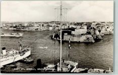 Valletta 1950 - Grand Harbour Hafen Fort St. Angelo AK