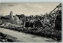 62143 Angres - WK I zerstörte Häuser Straße