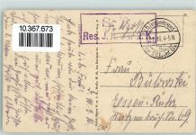 Auf der Wacht AK Patriotik WK I, Deutschland 1916