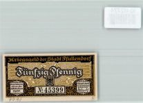 88630 W7798 Pfullendorf , Baden - Notgeld Obertor