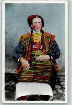 Volkstypen 1916 AK Tracht Polen
