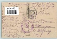 55210 Vigneulles-les-Hattonchatel 1917 - Feldpost WK I zerstörte Schule