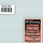 29468 W3134 Bergen Dumme - Notgeld