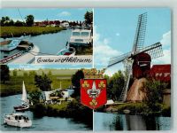 8491 Akkrum - Windmühle Motorboote Segelboote