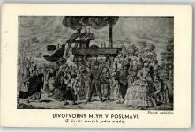 Divovorny Mlyn V Posumavi Hexenverbrennung AK Hexe