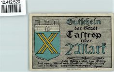 44575 W4620 Castrop - Notgeld Pferd