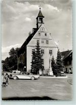 92655 W8484 Grafenwöhr - Rathaus Denkmal Oldtimer