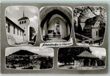 73033 W7320 Hohenstaufen - Barbarossa Kirche Innenansicht Albverein Schutzhütte Neue Kirche