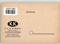 89331 W8872 Burgau , Schwab KEINE AK Werbekarte Kinzel Blechwarenfabrik