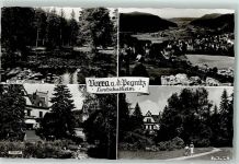 91247 W8561 Vorra , a d Pegnitz - Landschulheim Teich Schlosspark Fels Treppen Park