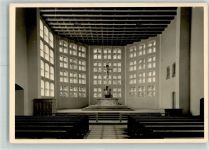 92442 W8464 Wackersdorf Foto AK Kirche Altaransicht Fenster der 12 Apostel Ort handschriftlich