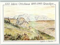 Ottohaus - Beschreibung aufgeklebt sign. K. Haberler Hüttenstempel