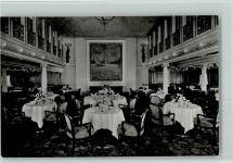 Speisesaal 1. Klasse - Hamburg-Amerika Linie AK Dampfer Hamburg