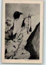 Verlag Seemann Nr. 212 AK Der sterbende Wanderer - Tod E. A. Seemann