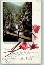 83471 W8246 Marktschellenberg 1899 - Almbachklam Gebirgsfluß