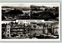 W6101 Rimdidim , Odenw Schloß Lichtenberg Blick nach Neunkirchen Naturfreundehaus Innenaufnahme Aufenthaltsraum 4-Bildaufnahme Naturfreundehaus