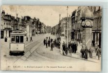62100 Calais - le Boulevard Jacquard Straßenbahn