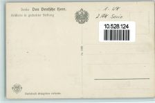 Nr. 1936 Das Deutsche Heer, Artillerie in gedeckter Stellung - gute Erhaltung AK Artillerie WK I