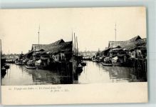 Jakarta Batavia - Hafen Kanal Hütten