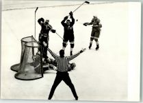 Innsbruck CSSR - SSSR 1964 Eishockey Foto AK