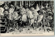 56100 Pisa - Composanro il Trionfo della Morte dettaglio A. Orcagna