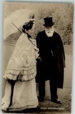 Unser Großherzogpaar Momentaufnahme von Liebknecht Verlag Moos Adel Baden 1905 Foto AK