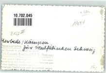 58452 W5810 Herbede FOTO KEINE AK Gasthaus zur westfälischen Schweiz Ort handschriftlich
