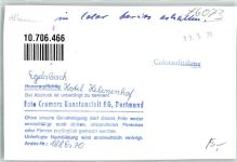 63329 W6073 Egelsbach , Hess FOTO KEINE AK Hotel Helenenhof Ort handschriftlich