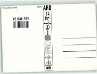 Pro und Contra SDR ARD sign Oswin Fernseher Künstlerkarte
