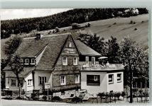 34508 W3542 Schwalefeld Foto AK Pension zum Aartal
