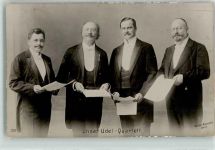 Wien 1. Bezirk, Innere Stadt Unser Udel Quartett Foto Victor Angeres Wien Musiker 1900