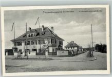 92655 W8484 Grafenwöhr Foto AK Kaserne Truppenübungsplatz Kommandanturgebäude