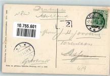 47533 W4190 Kleve , Niederrhein 1911 - Panorama der Stadt mit der Schwanenburg
