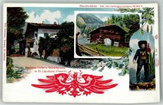 St. Leonhard Passeier San Leonardo Pfandlerhütte , Ort der Gefangennahme Hofers + Geburtshaus Hofer, Andreas