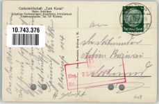 45731 W4355 Waltrop Gebrauchsspuren Gasthaus Zum Kanal Schießstand Gartenanlage gelocht