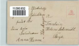 Geburtstag- Atelierfoto, Mädchen im Matrosenjacke, Kappe "Scharnhorst" Flieder 1916 Foto AK