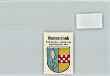 51643 W5270 Gummersbach - Vignette Wappen Kaffee Hag ca 1920-1940