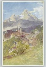 Berchtesgaden Compton, E. H. Künstlerkarte