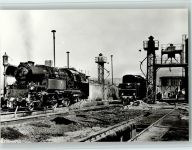 Baureihe 65.10 Bahnbetreibswerk Saalfeld Mai 1976 AK Lokomotive