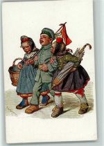 Hessische Trachten Nr. 18 - Kinder in Uniform Beithan, E.