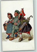 Hessische Trachten Nr. 18 - Kinder in Uniform Beithan, E.