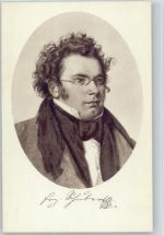 Porträt im ovalen Rahmen Schubert, F.