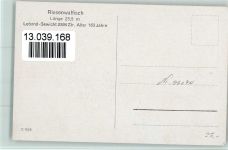 Riesenwalfisch - Alter 168 Jahre im Museum ca 1940 AK Wal