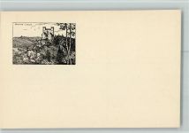 W7272 Berneck , Württ Federzeichnung - Schloß - Schwäbischer Kunstverlag Schnaith & Schimpf ,Gute Erhaltung Verlag