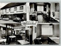 96355 W8648 Kleintettau - Gasthof Pension Metzgerei Söllner Innenaufnahmen Frühstückszimmer Gaststube Fremdenzimmer Doppelzimmer 4-Bildaufnahme