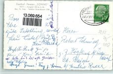 72270 W7292 Röt 1958 Foto AK Gasthof zur Sonne, VW-Käfer , gute Erhaltung AK