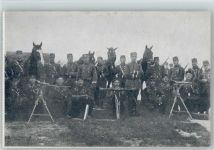 Drei Maschinengewehre in Stellung WK I AK Militärtechnik