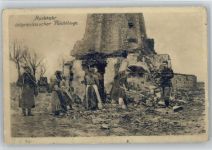 Ostpreussenhilfe Nr. 132 AK Rückkehr der Flüchtlinge, aufräumen der Trümmer Flüchtling