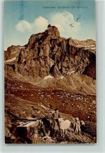 Adelboden BE Bonderalp mit Nünihorn Ziege 1914